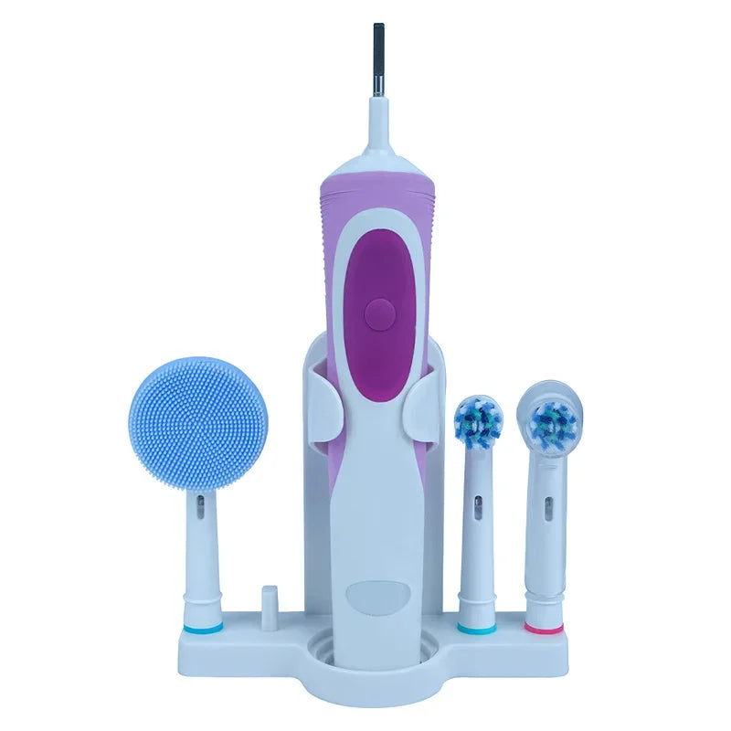 1 PC Adhesive Electric Toothbrush Holder Wall Mounted Tooth Brush Heads Rack Organizer For Oral B For Bathroom Kitchen