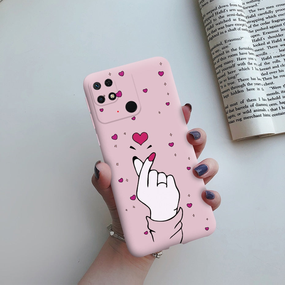 For Redmi 10C Case Redmi 10C Cover Cute Cartoons Painted Soft Silicone Phone Case For Xiaomi Redmi 10C Redmi10C 10 C Case Funda