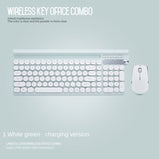 Wireless keyboard and mouse set Charging office mute key and mouse set