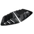 2pcs Car Sides Quarter Glass Vent Louver Shutter Cover Exterior Accessories For Honda Civic 2012 2013 2014 2015