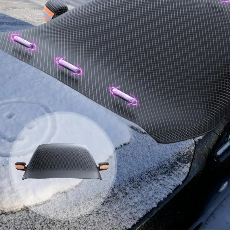 Magnetic Car Front Windscreen Cover Automobile Sunshade Windshield Snow Sun Shade Waterproof Exterior Covers Car Accessories