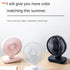 Portable Mini Fan Auto Rotation Desk Fan 4 Speed Wind Mute Adjustable Air Coolers Rechargeable For Office Home Desktop Office