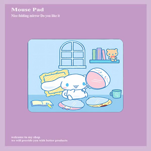 Office family computer desks mini cartoon cute dog mouse pad desk pad desktop mouse pad mouse pad gaming