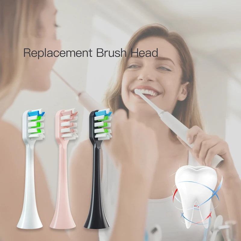 SOOCAS X3/X3U Electric Toothbrushes replacement Head Sonic Electric Toothbrush DuPont Soft toothbrush head Replace brush head