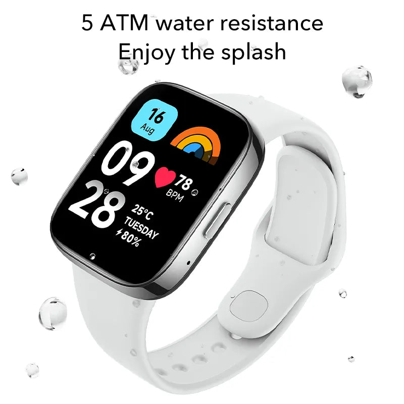 New Global Version Xiaomi Redmi Watch 3 Active 1.83" Display Bluetooth Phone Call 5ATM Waterproof Supports 100+ fitness modes