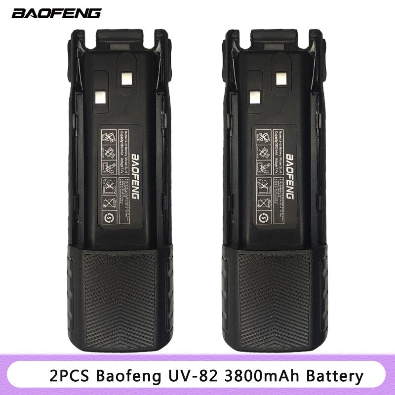 Baofeng UV 82 Walkie Talkie BL-8 Battery for UV-82 2800mAh/3800mAh Battery for UV-8D UV-89 UV-82HP UV-82HX UV-82 Plus Battery