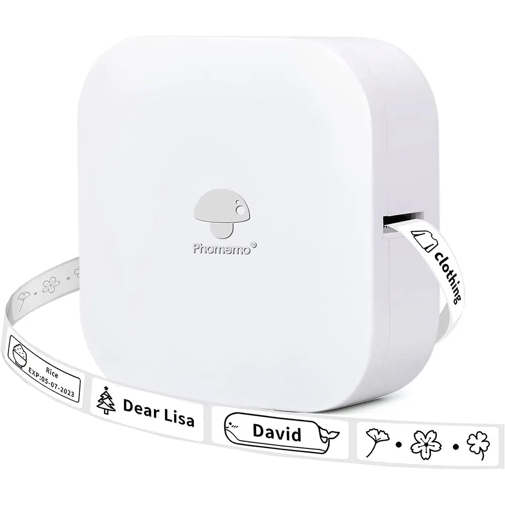 Phomemo Q30 Label Maker Machine Mini Pocket Thermal Label Printer DIY Date Sticker Wireless Label Machine Various Label Paper