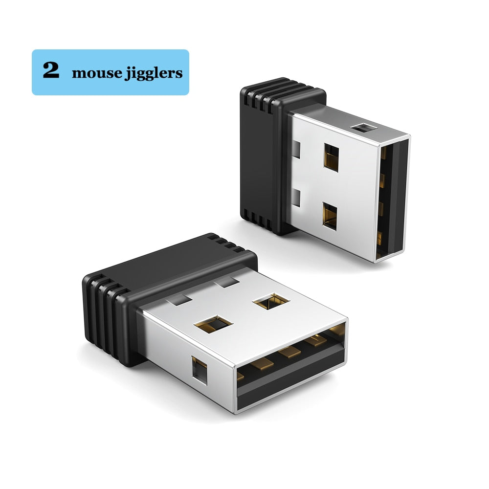 Mouse Jiggler Undetectable Automatic Mover USB Port Shaker Wiggler for Laptop Keeps Computer Awake Simulate Mouse Movement