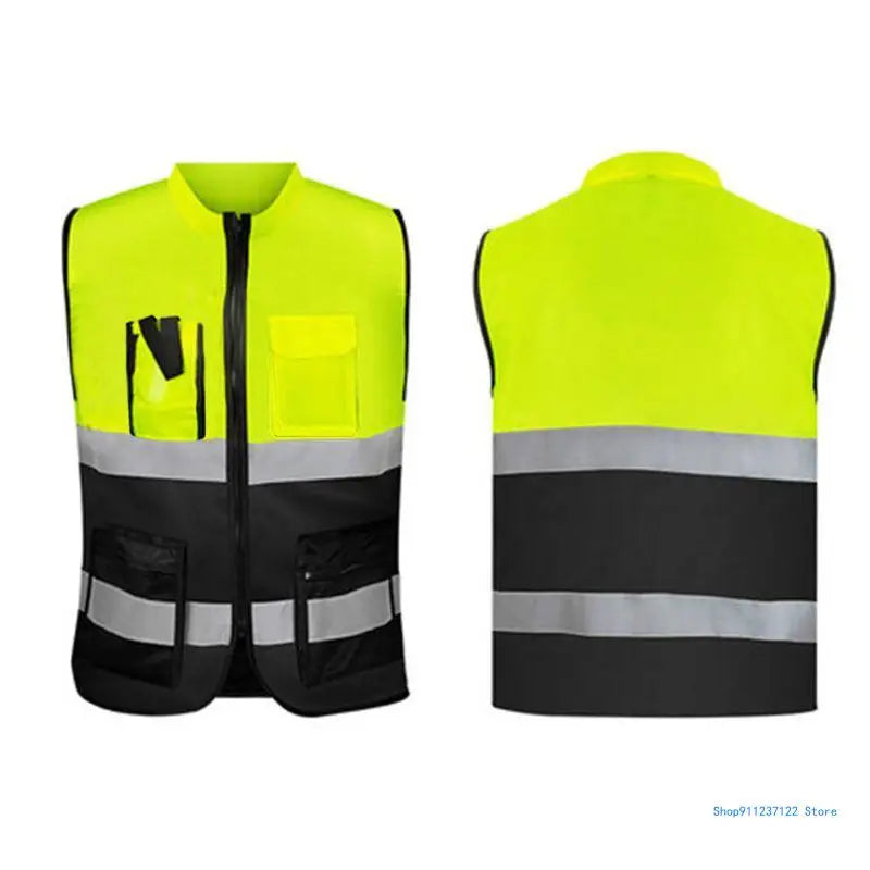 High Visibility Vest Construction Vest Clothing for Men Women Universal Size