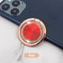 Luxury 360 Degree Universal Finger Ring Phone Holder Smartphone Magnet Metal Spin Rotatable Socket for Magnetic Smartphone Stand