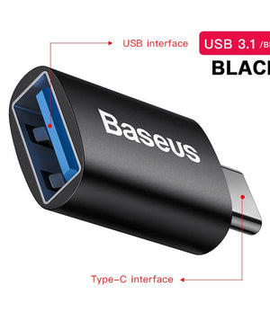 Baseus USB 3.1 OTG Adapter USB to Type C Type-C to USB-A Male to Famale Converter For Laptop PC Mobile Cell Phone Data Transfer