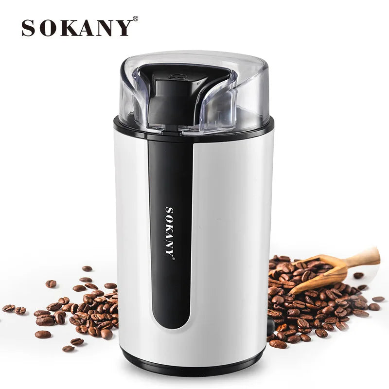 Electric Coffee Bean Grinder One Touch Push-Button Control, 75 gr Coffee Bean Capacity