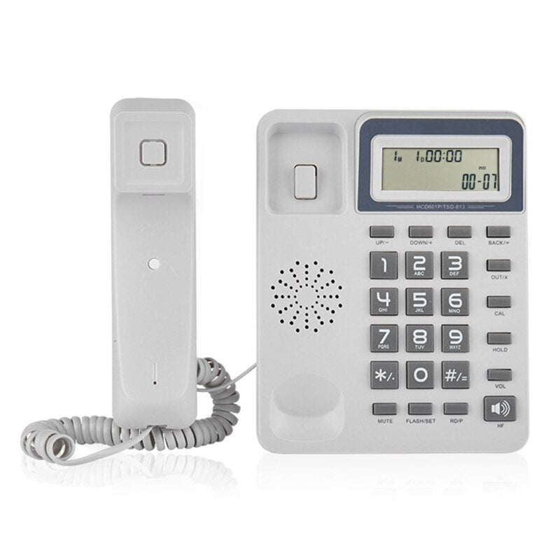 P82F TSD-813 Home Landline Fixed Telephone Desk Phone with Caller Identification