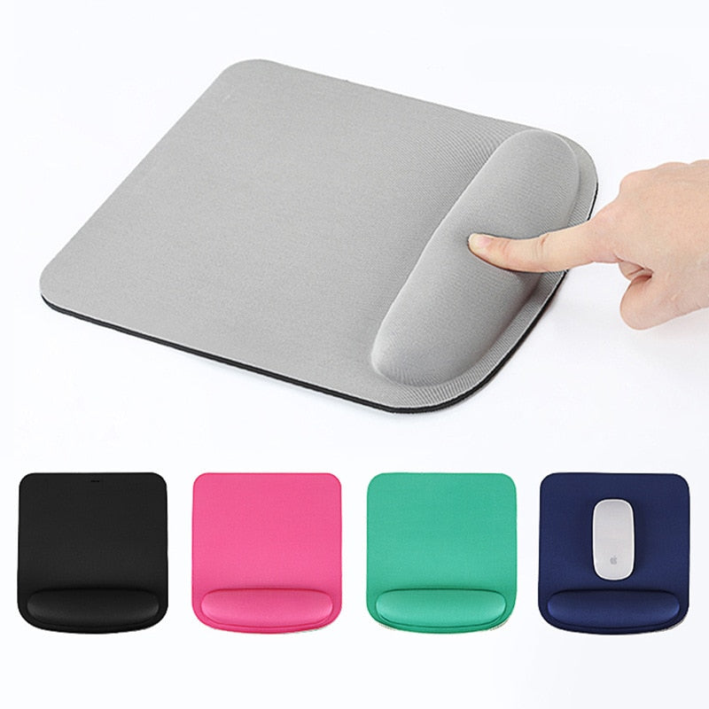 Simple Solid Color EVA Mouse Mat Anti-slip Mouse Pad School Supplies Office Accessories Desk Set Notebook Computer Mat Mouse Pad