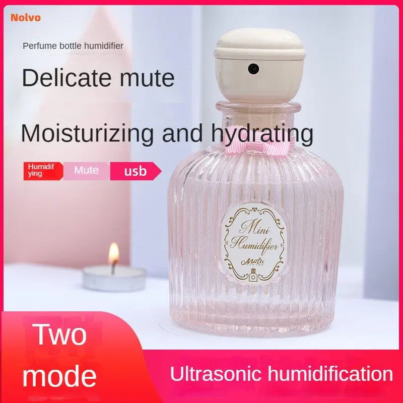 210ML Portable Ultrasonic Air Humidifier Fine Mist Spray Bottle Essential Oil Aroma Diffuser Machine Electric Mist Maker Fogger