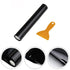 20cm*150cm Car Front Windscreen Solar Protection Black Transparent Solar Film Anti-UV Sun Shade UV Protection Rating 99%