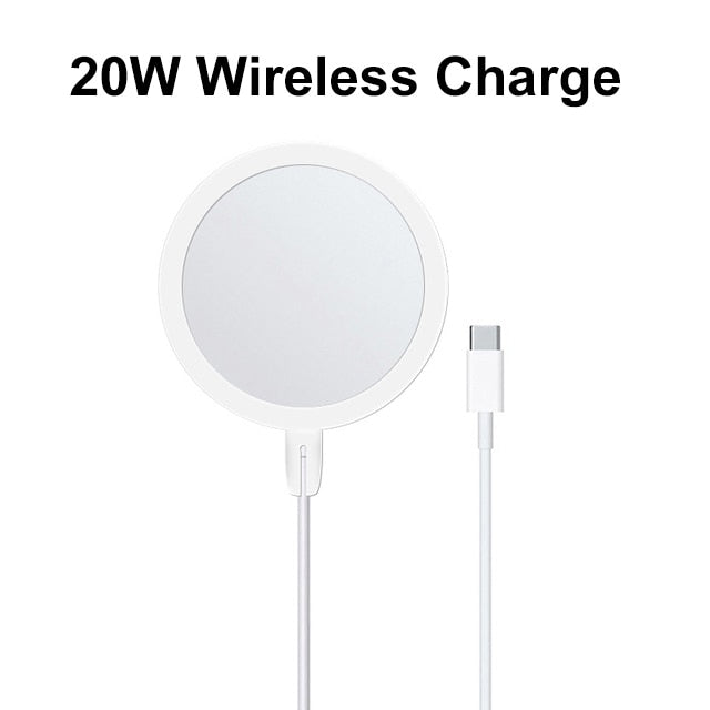 For Apple Original PD 30W Magnetic Wireless Charger For iPhone 14 Pro Max 13 12 11 Mini Fast Charging X XS XR 8 Plus USB-C Cable
