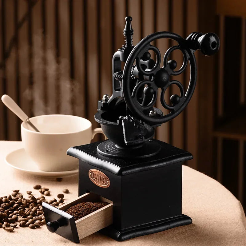Retro manual coffee grinder Ferris wheel design coffee bean grinder professional ceramic grinding core ensures food safety