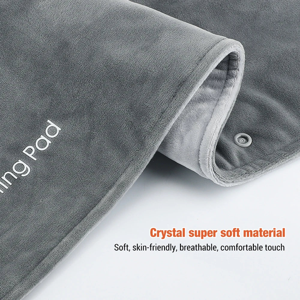 Electric Portable Hand Warmer Heater Mat Waist Knee Legs Heating Sheet Soft Blanket Thermal Pad Hand Warming Office Household