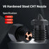 New E3D V6 High Flow CHT Hardened Steel Nozzle High Speeding Printting 500° Three-eyes Clone Nozzles Fit Voron E3DV6 3D Printer