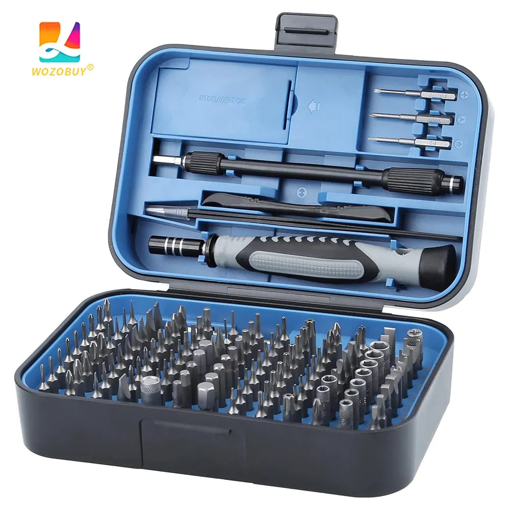 Screwdriver Set 122/130/140 In 1 Magnetic Torx Phillips Screw Bit Kit With Electrical Driver Remover Wrench Repair Phone PC Tool