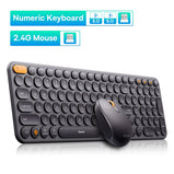 Baseus Mouse Bluetooth Wireless Computer Keyboard and Mouse Combo with 2.4GHz USB Nano Receiver  for PC MacBook Tablet Laptop