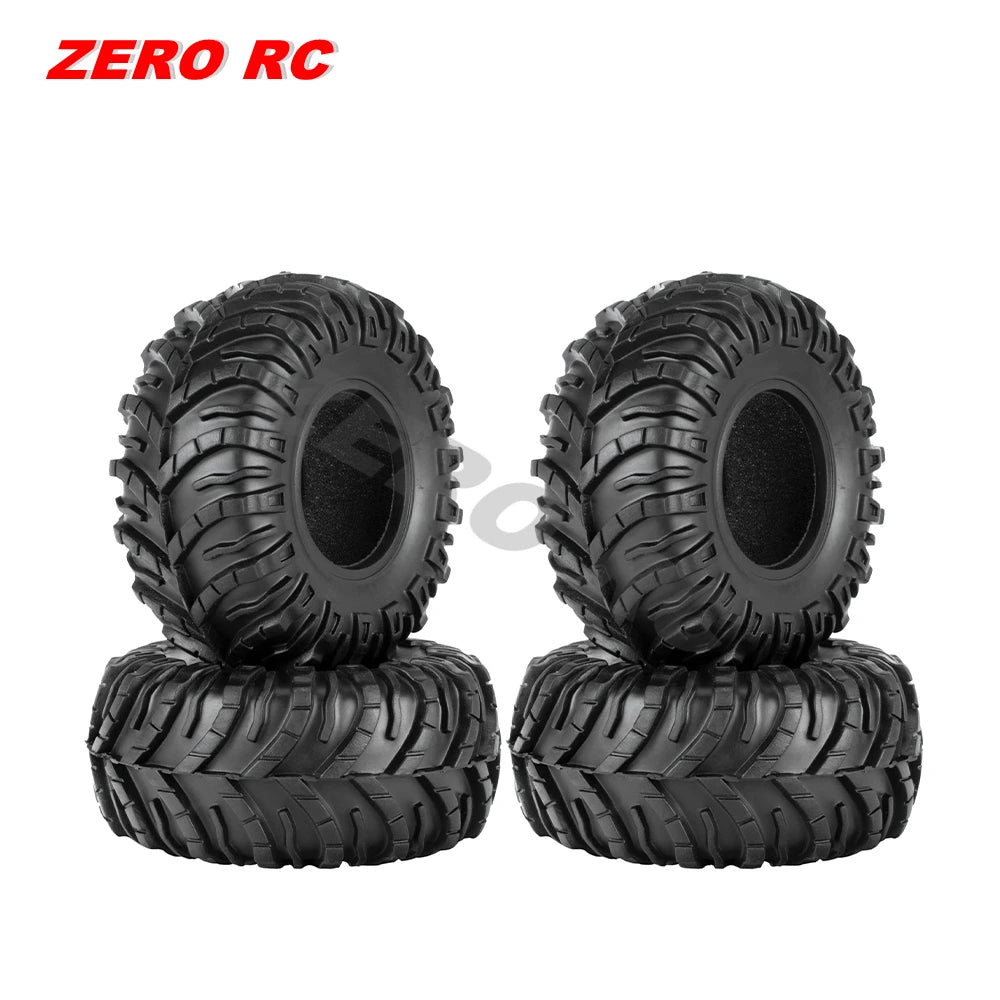 1/10 SCALE RC CAR 2.2" SOFT Tires ROCK CRAWLER 120-130MM Tyre WITH FOAM For 1:10 AXIAL WRAITH RR10 RBX10 TRX-4 TRX-6 CAPRA TRUCK