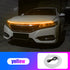 200 Cm LED Car Hood Lights Strip Cuttable Decorative Light Car Daytime Running Lights Auto Decorative Atmosphere Lamps