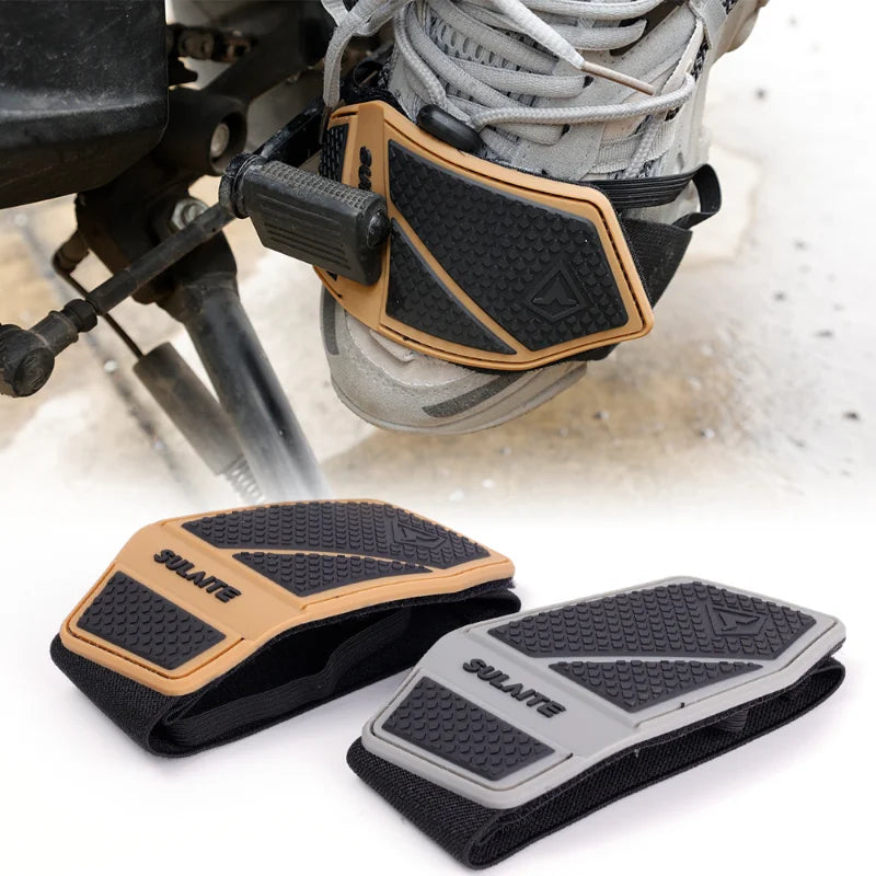 Motorcycle Shoe Protective Gear Shift Pad Gear Shoe Cover Durable Lightweight Motor Gear Shift Pad Adjustable Boot Protector