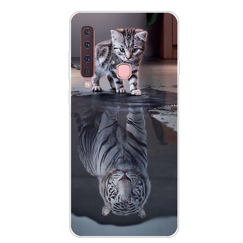 Case For Samsung Galaxy A9 2018 Coque Cute Cartoon SM-A920F Soft Silicone Phone Case For Samsung A9 A 9 2018 A920F Fundas Covers