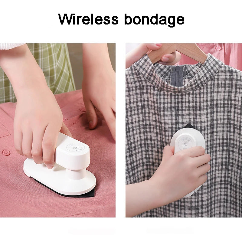 Mini Wireless Electric Iron for Clothes Portable Rechargeable Travel Iron Dry Wet Handheld Hanging Ironing Machine Free Shpping