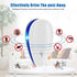 US/UK/EU Plug Ultrasonic Pest Repeller Anti Rodent Mice Cockroach Rat Spider Insect Mosquito Killer Electronic Repellent Home