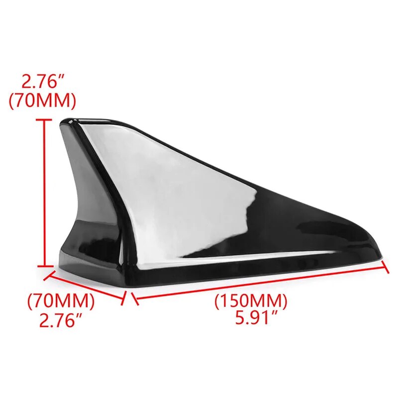 Rhyming Car Shark Fin Roof Antennas Cover White Black Aerial Car Accessories Fit For Kia Optima Hyundai Sonata Genesis G80