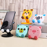 Cartoon Animal Shape Mobile Phone Stand for IPhone IPad Pro Adjustable Tablet Holders Universal Desktop Cell Phone Stands