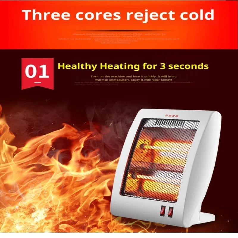 Warm Winter Home Fireplace Electric Heater Electricity Saving Mute Goldfish Heater Home Heater