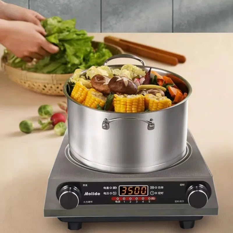 Authentic American Molide Induction Cooker, Household High-power 3500W Concave Knob Induction Cooker Hot Plate Electric Cooker