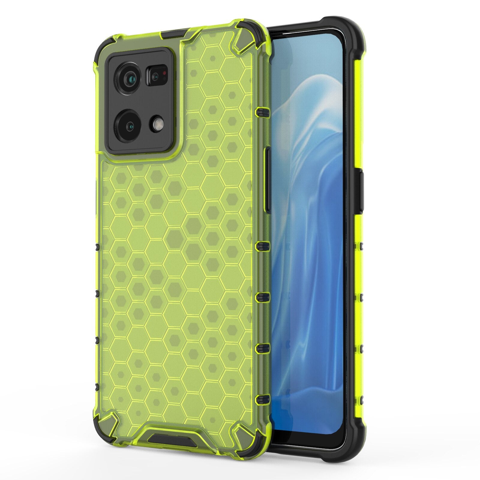 For OPPO Reno 7 4G Case Shockproof Bumper Hybrid Armor  Phone Case For OPPO Reno7 CPH2363 6.43" Transparent Protect Back Cover