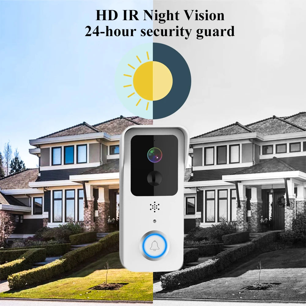 Tuya Wireless Video Doorbell Digital Visual Intercom WIFI 2.4G 5GHZ Waterproof Electronic Guard 1080P Home Security Camera