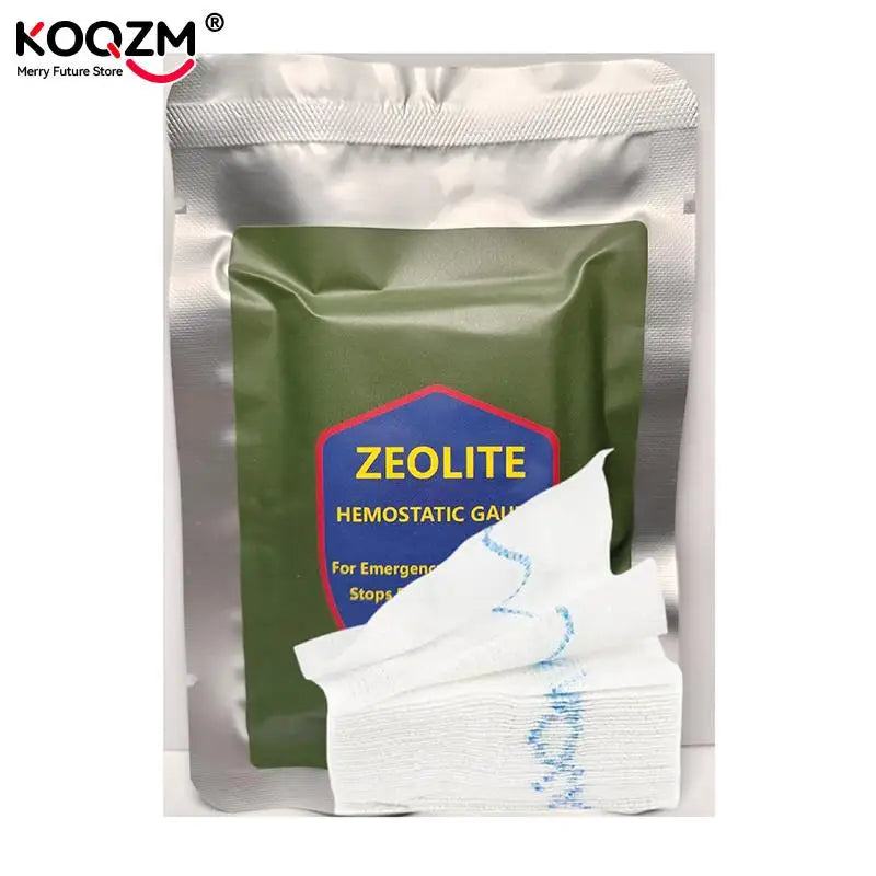 5 Sizes Hemostatic Gauze Combat Emergency Trauma Z-Fold Soluble For Ifak Tactical Military First Aid Kit Medical Wound Dressing