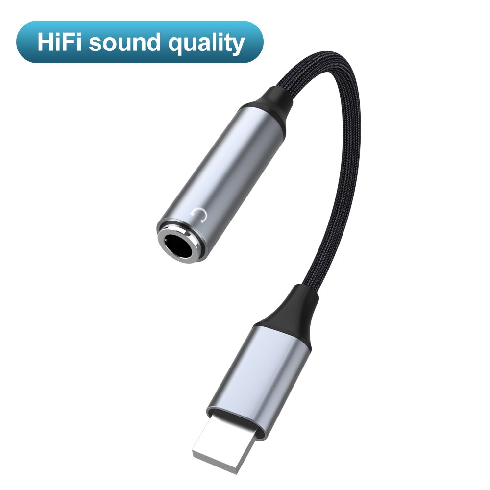 2 In 1 OTG Audio Adapter for Apple Earphone Adapter Charging Listening To Music Mobile Live Streaming Sound Card Converter