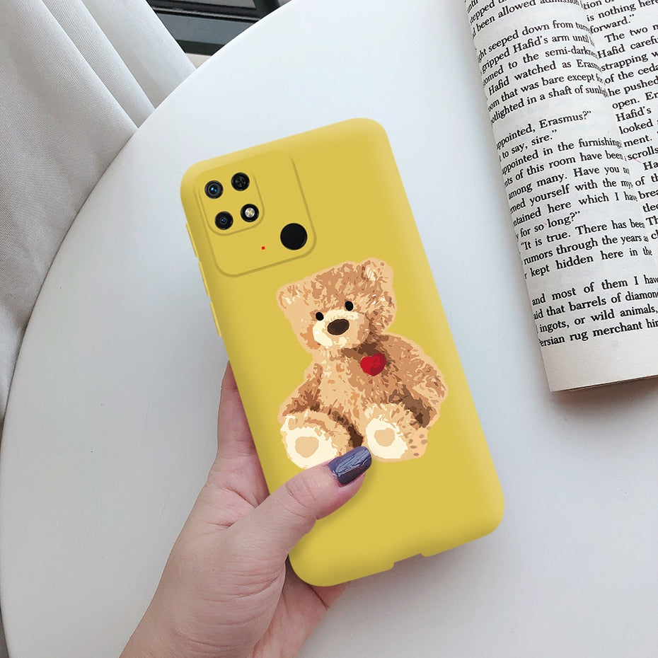 For Redmi 10C Case Redmi 10C Cover Cute Cartoons Painted Soft Silicone Phone Case For Xiaomi Redmi 10C Redmi10C 10 C Case Funda