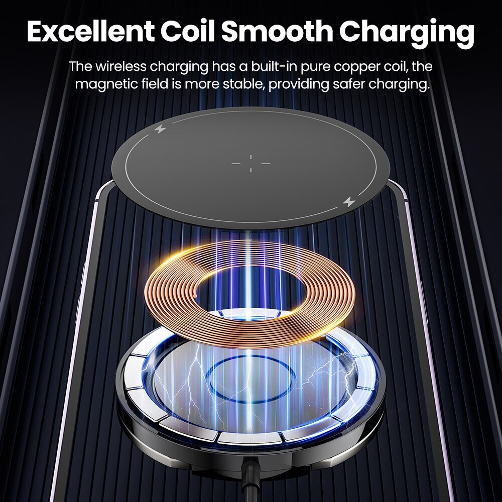 Toocki Wireless Charger For iPhone 13 14 12 11 Pro Max X 15W Fast Charger Wireless Charging For Xiaomi 12 Samsung Phone Chargers