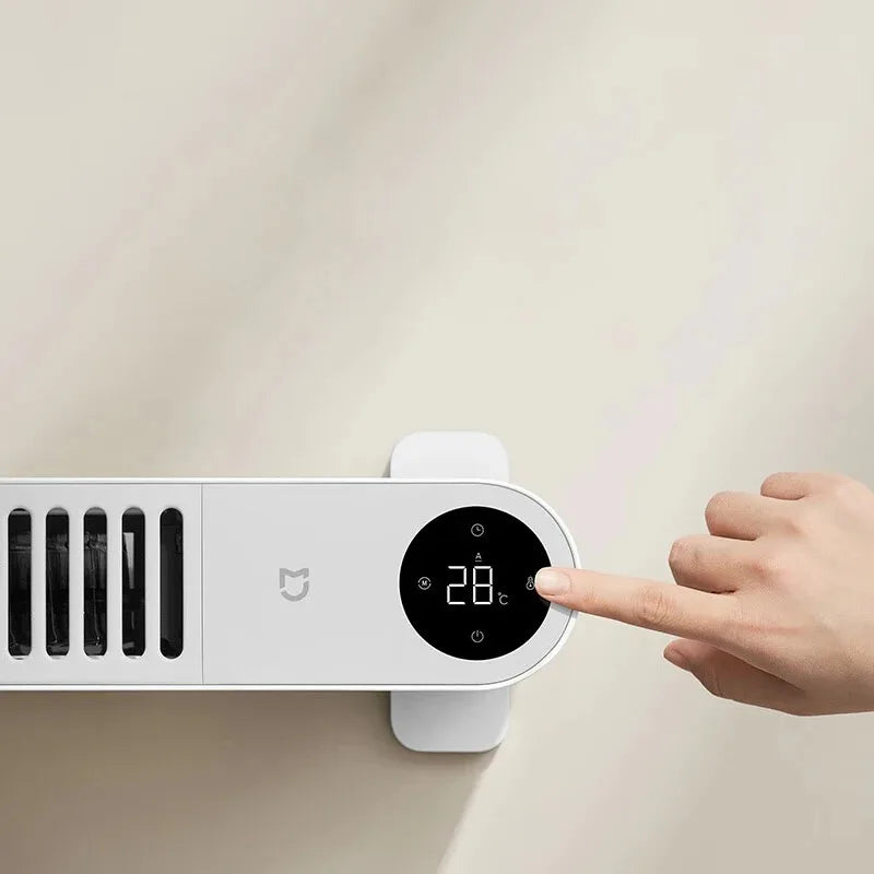 XIAOMI MIJIA Graphene Baseboard Electric Heater 2200W 7CM Ultra-thin Version Convection Heating Infinitely Variable Requency