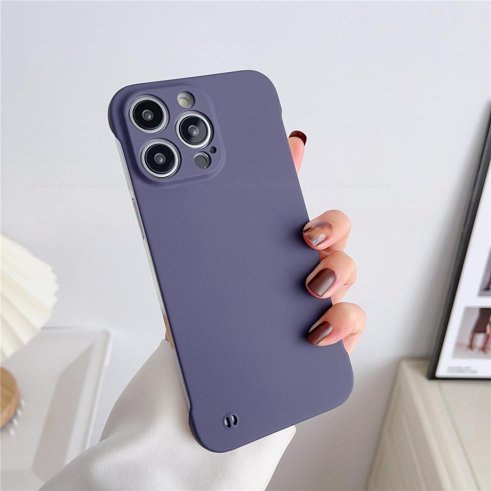 Frameless Matte Shockproof Bumper Phone Case For Meizu 18X 18s 18 Pro Candy Color Hard PC Back Cover