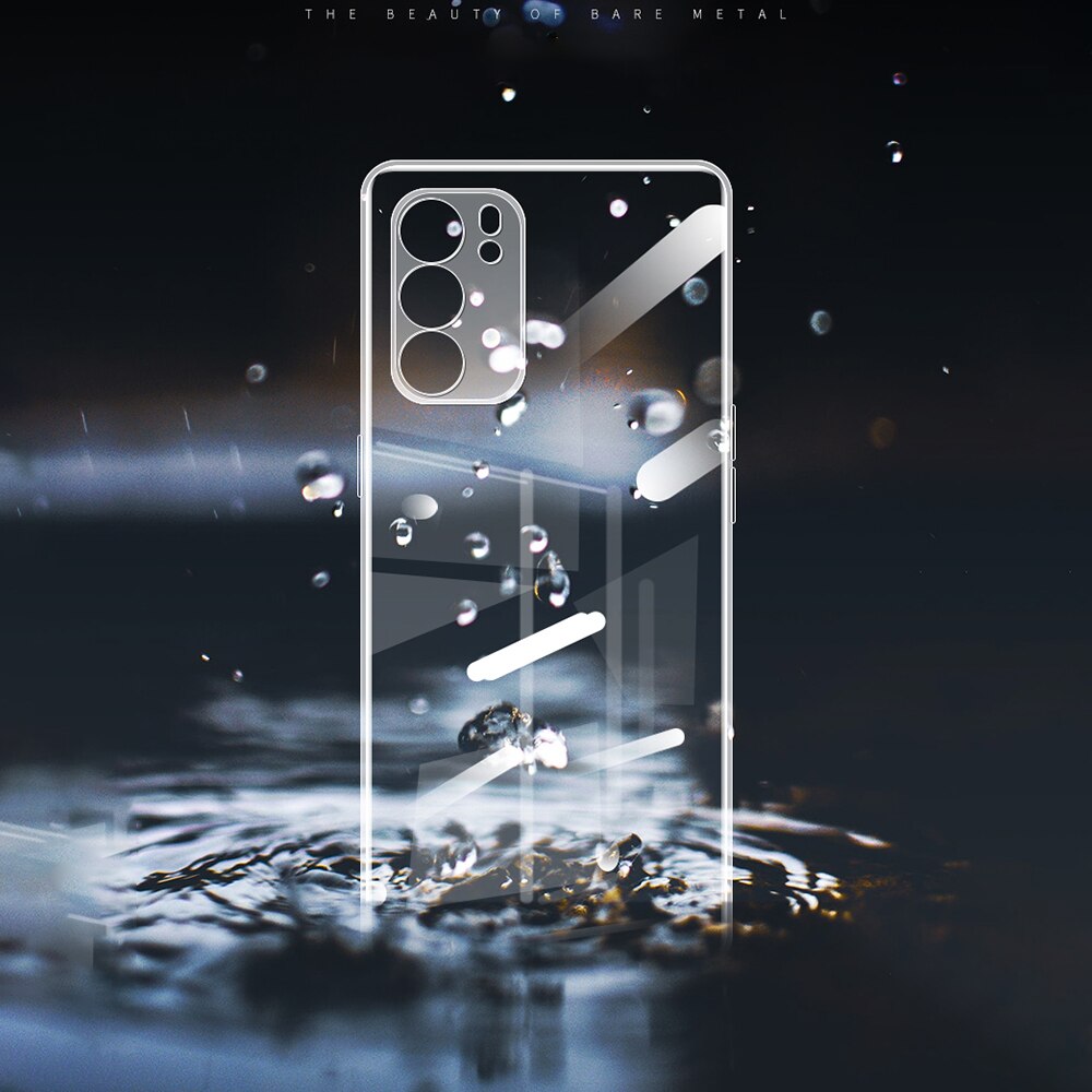 Transparent Thin Phone Case for OPPO Reno 6 Pro Plus 6Z Soft Clear High Qualtiy TPU Original Back Cover Reno6 6Pro 4G 5G Carcasa