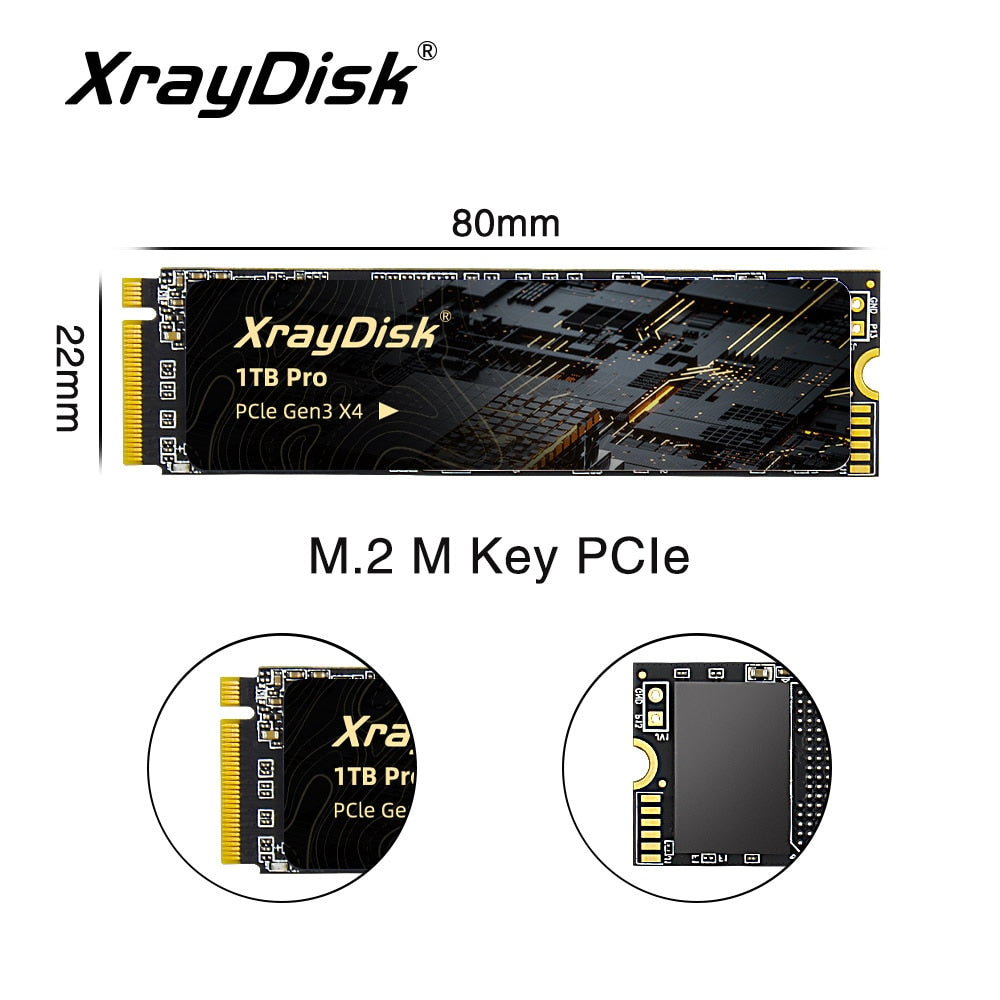 Xraydisk M2 NVMe SSD High Speed 1TB 2TB M.2 PCIe NVME Ssd Solid State Disk Hard Drive for Laptop&Desktop