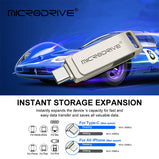 TYPE-C Flash Drive pendrive For iPhone /Plus/X/ipad Usb/Otg 2 in 1 Pen Drive For all iOS External Storage Devices/ cell phone