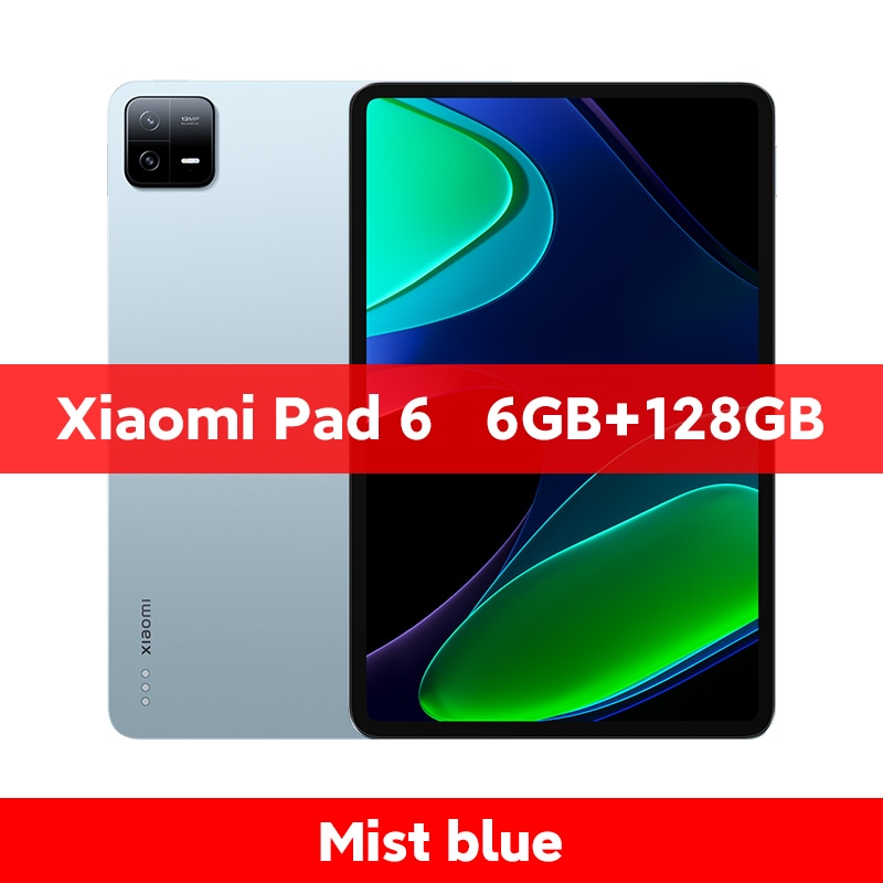 Global Version Xiaomi Pad 6 Snapdragon 870 Processor 128GB/256GB 144Hz WQHD+ Display 8840 mAh 33W Hyper Charging Tablet