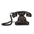 Vintage Landline Phone Old Fashioned Disc Button Retro Corded Telephone for Home Office Decor
