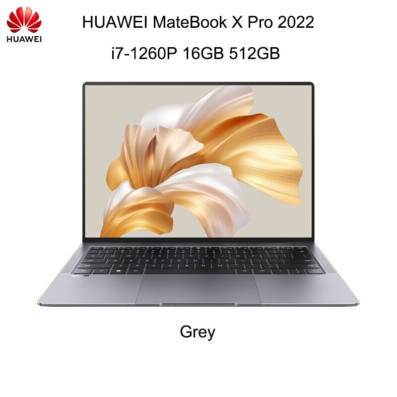 HUAWEI MateBook X Pro 2022 Laptop 14.2 Inch 3.1K TouchScreen Netbook i5-1240P i7-1260P 16GB 512G Intel Iris Xe Graphics Notebook